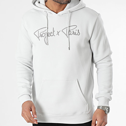 Sweat Capuche 1920010 Gris Clair