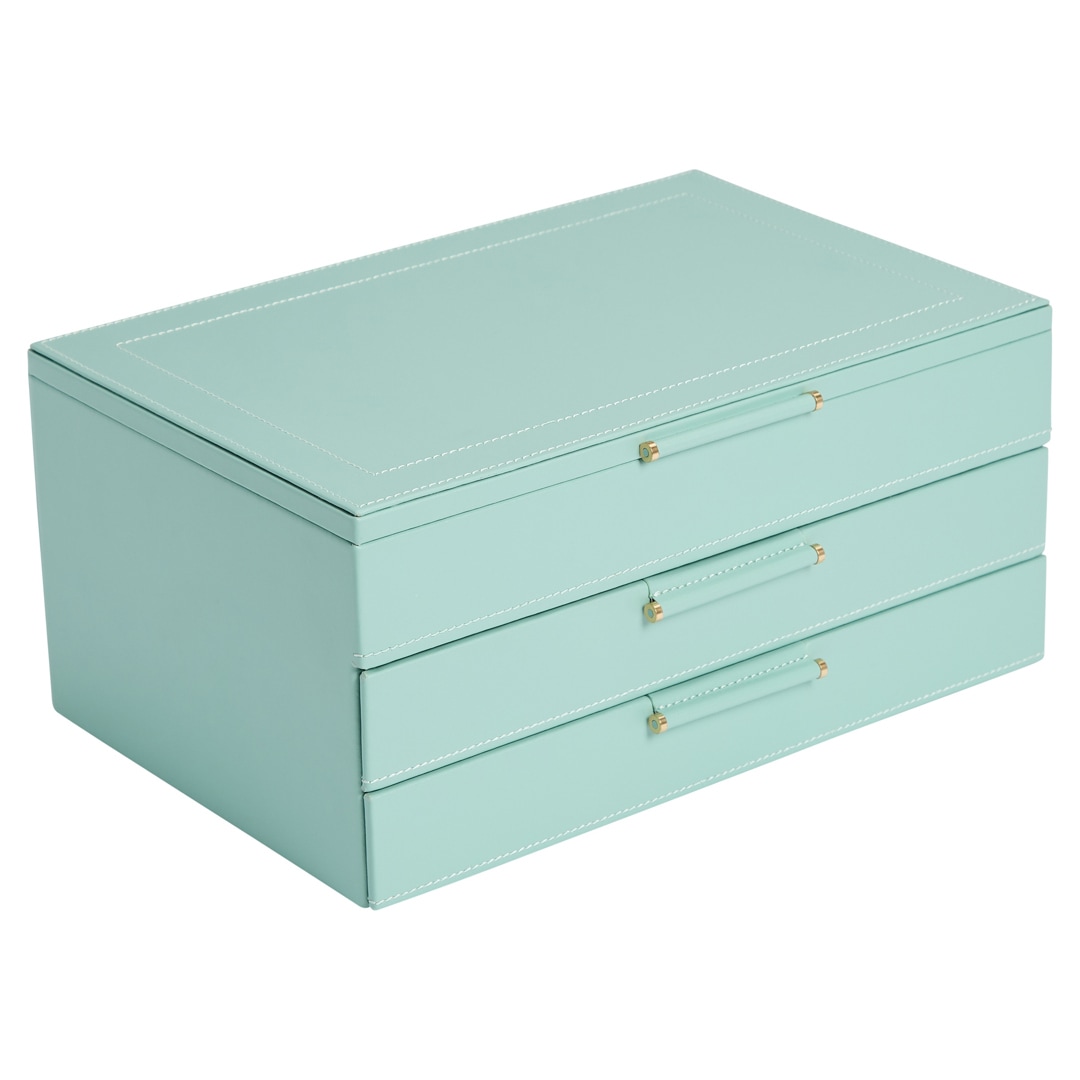 Wolf 1834 Sophia Schmuckbox mit Schubladen Jade
