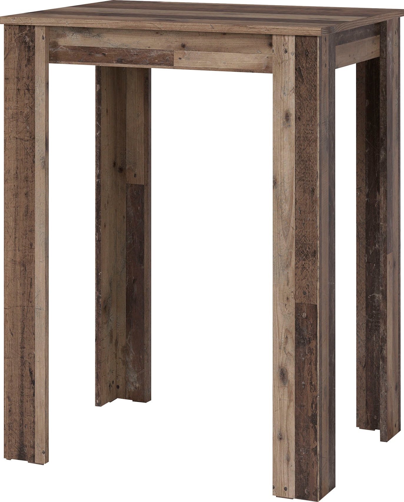 byLIVING Bargruppe »Essgruppe Nele, Stühle Simone« Set, Tisch mit Barhockern, 3 Stk. tlg. Barhocker, Bartisch