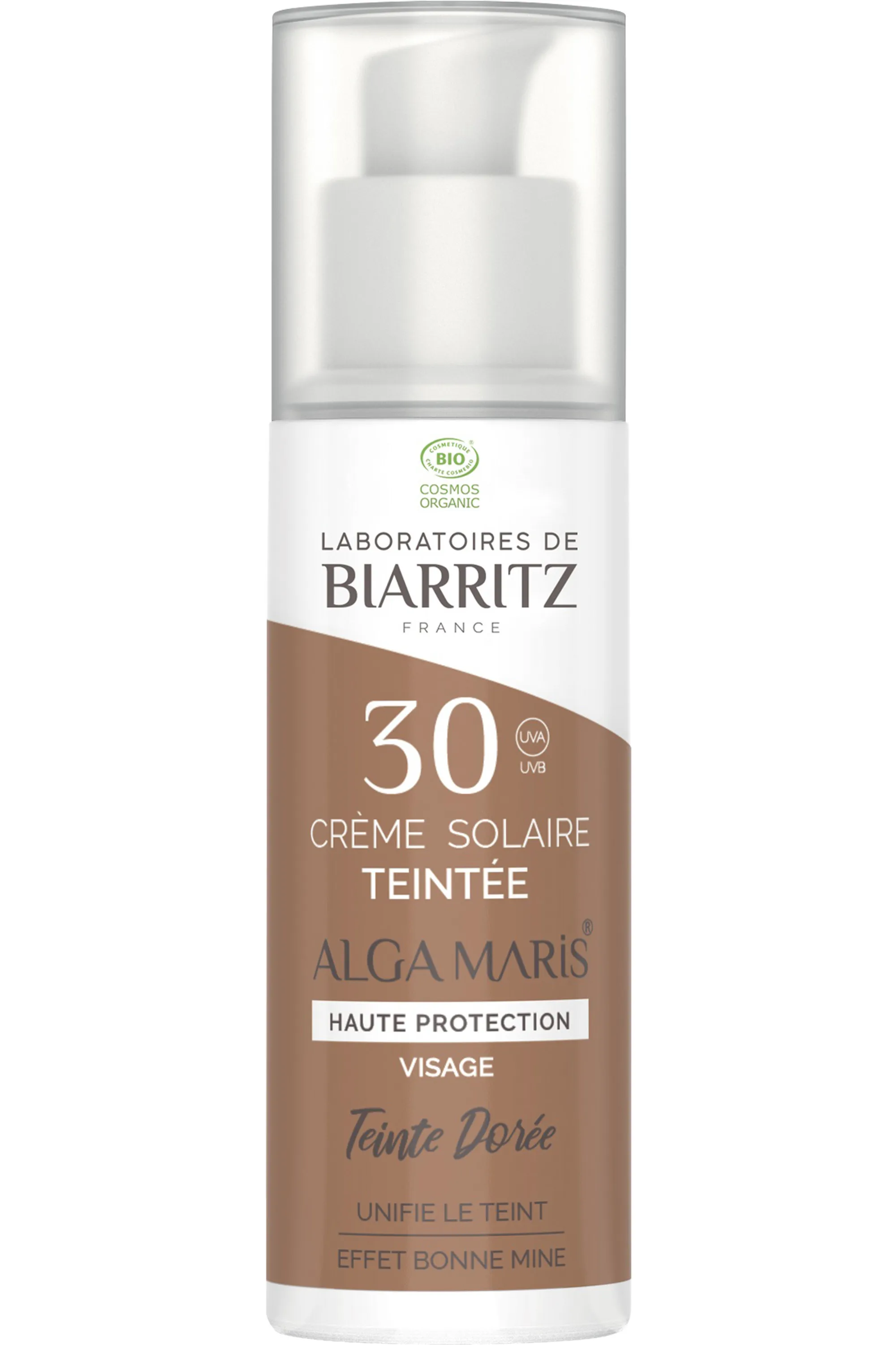 LABORATOIRES DE BIARRITZ Crème solaire visage teintée SPF30-50 ml