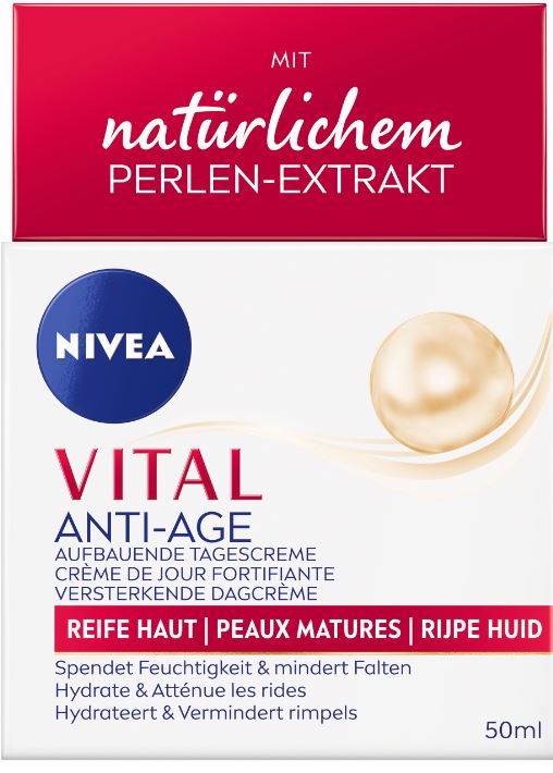 Nivea Vital Anti-Age Tagescreme Creme aufbauend Topf 50 ml