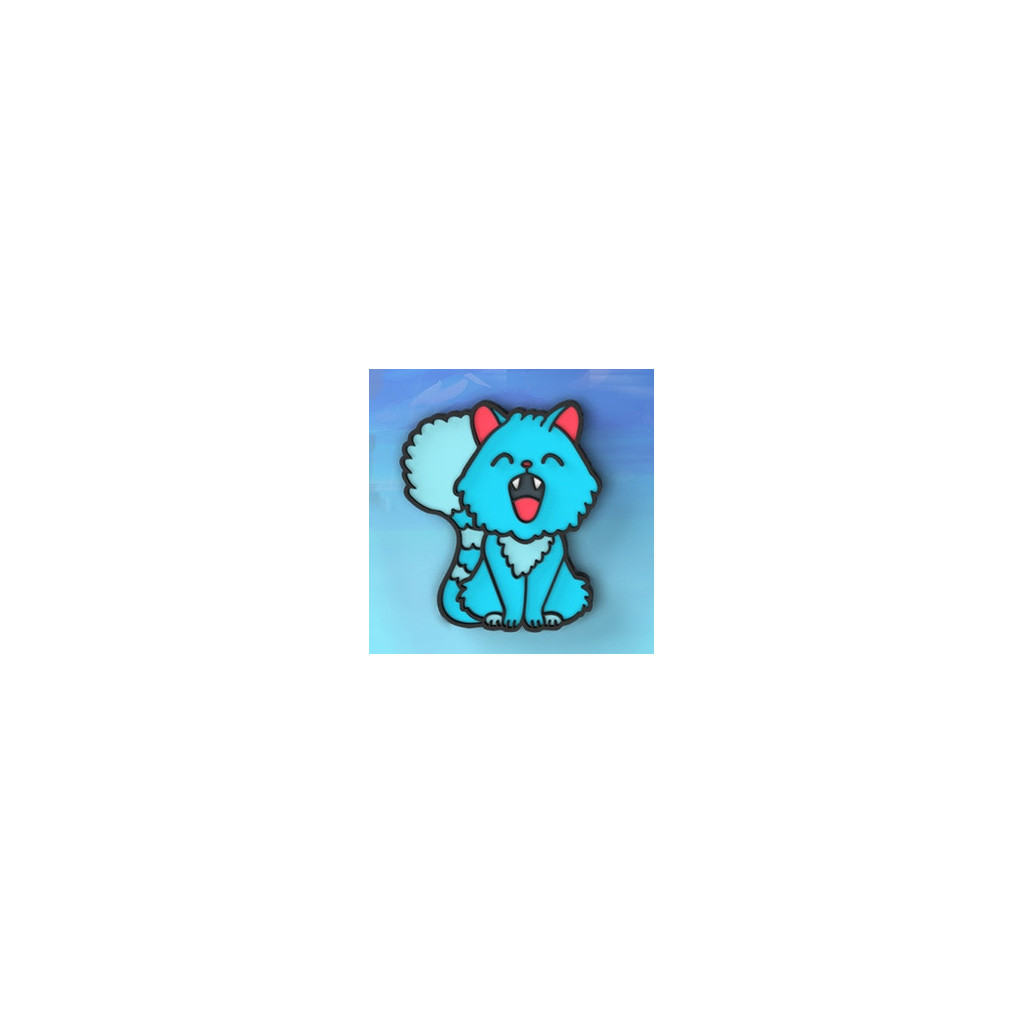 L'Île des Chats - Pin's bleu