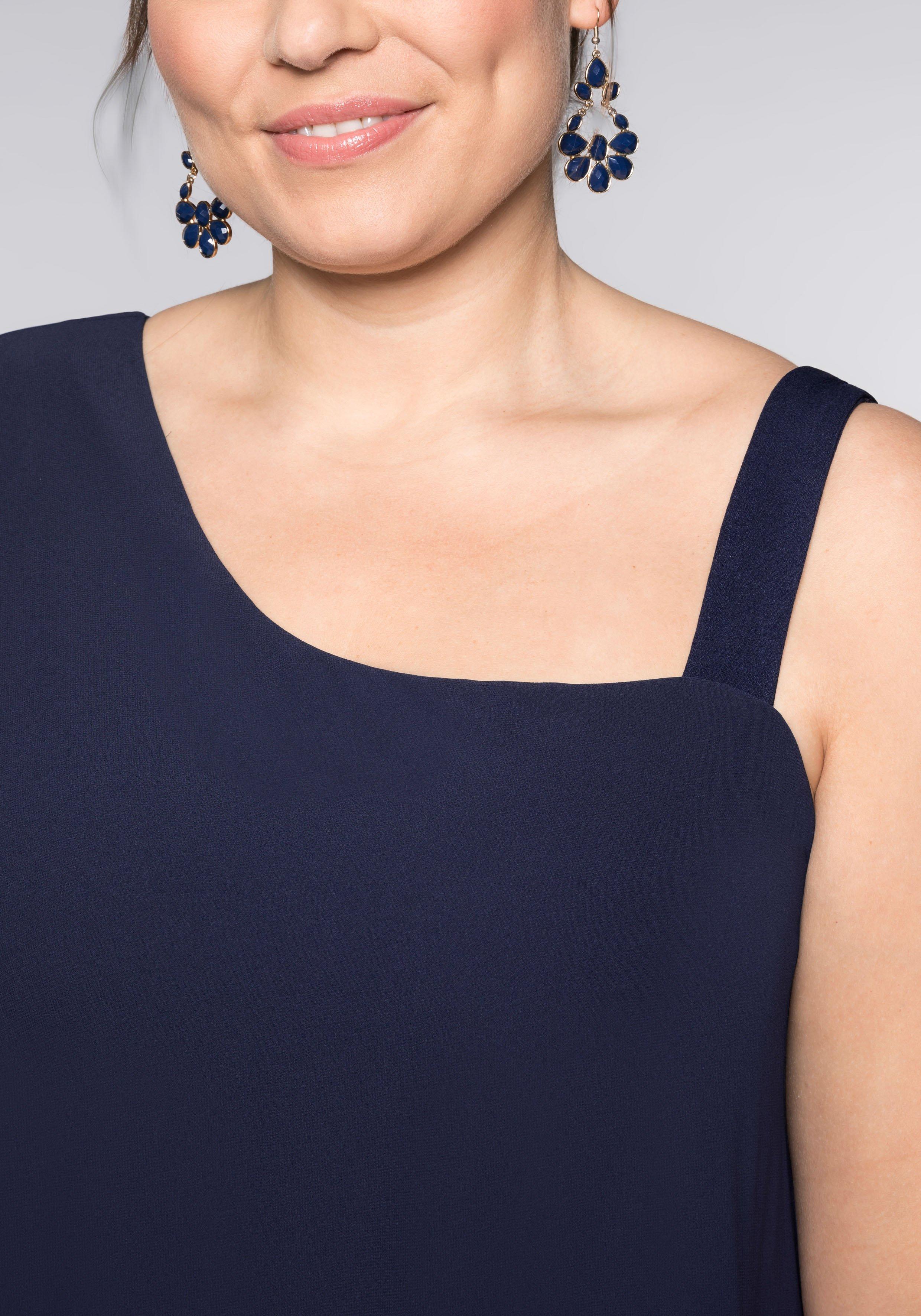 Overall im Lagenlook mit Fledermausärmel