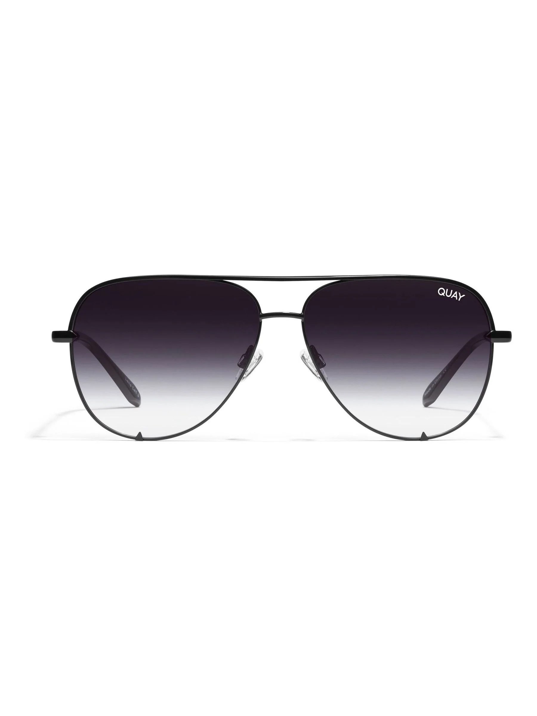 Zwart - QUAY High Key Polarised Sunglasses