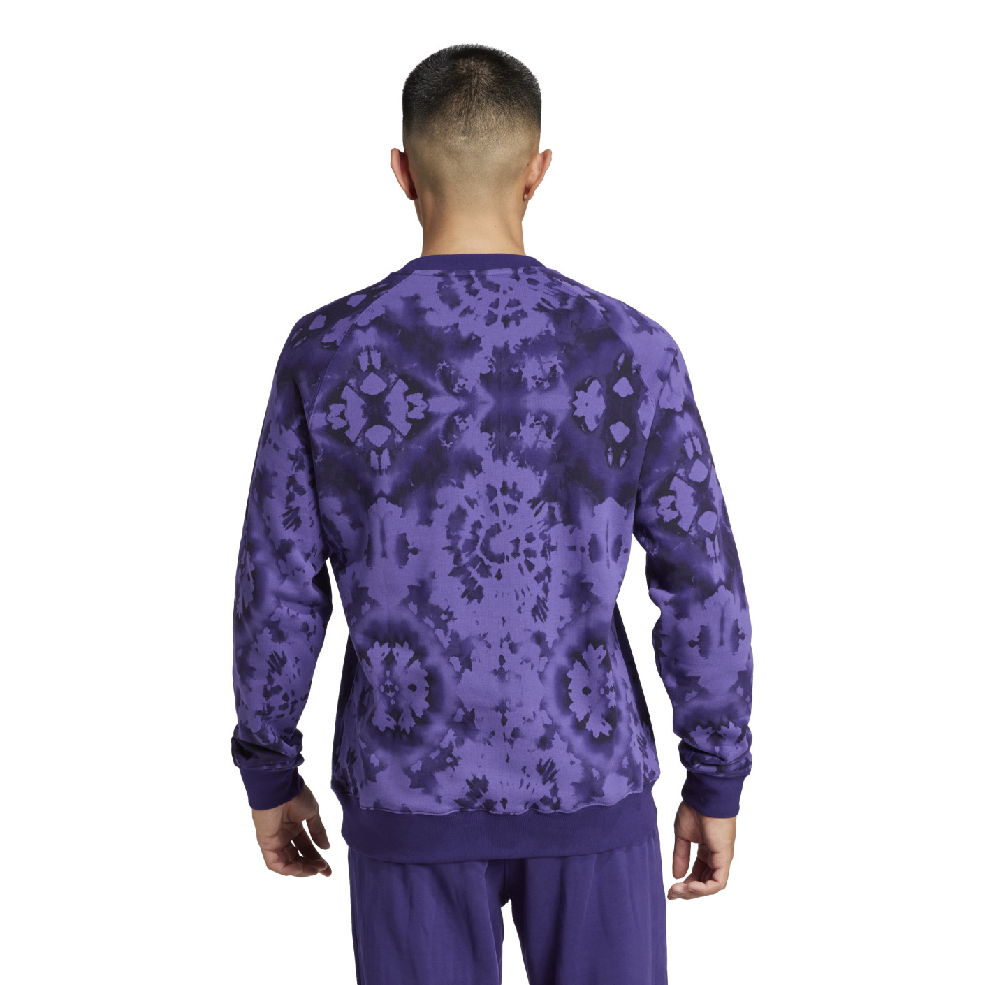 Adidas Real Madrid CNY Crew Sweater 2024-2025 Paars Wit