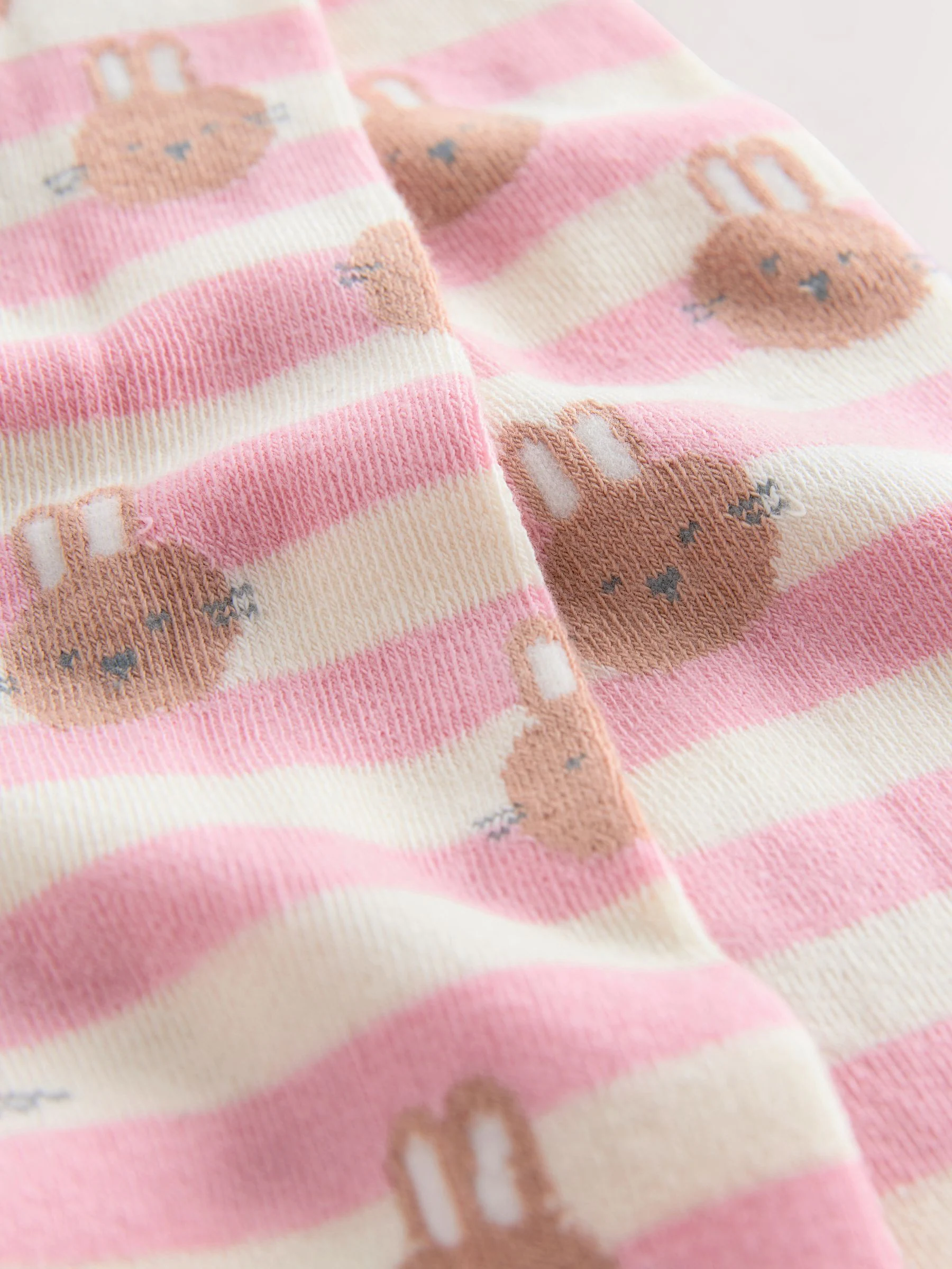 Roze/crème - Cotton Rich Bunny Character Tights