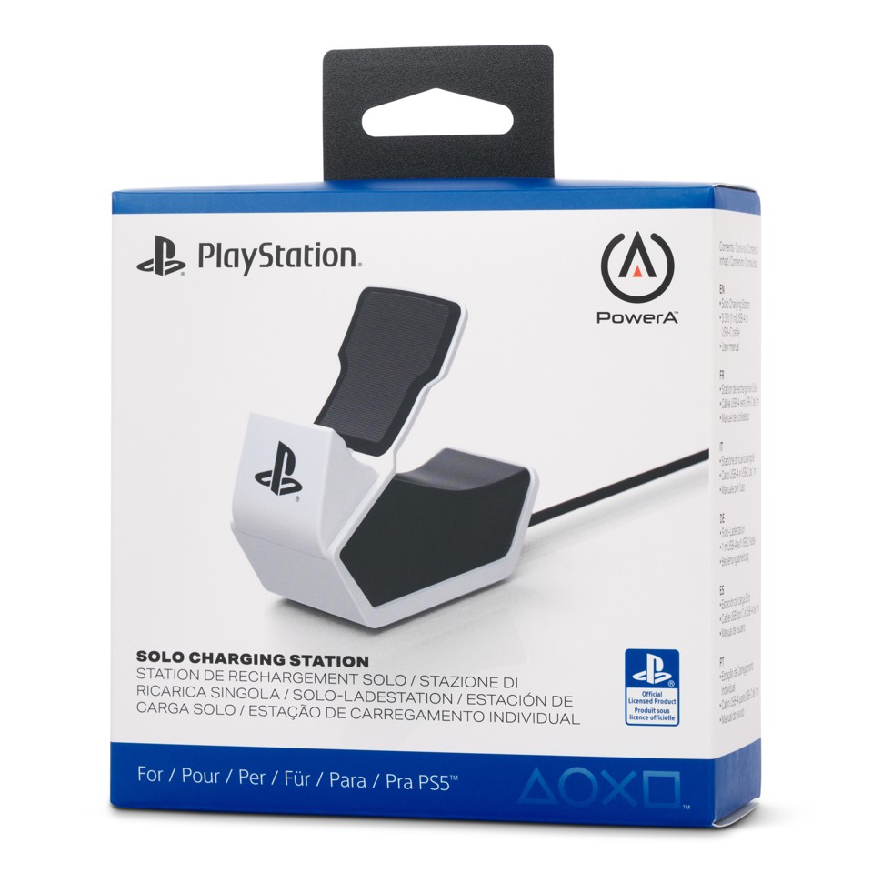 PowerA Solo chargingstation for PS5 DualSense Wireless Controller - White (Playstation 5)