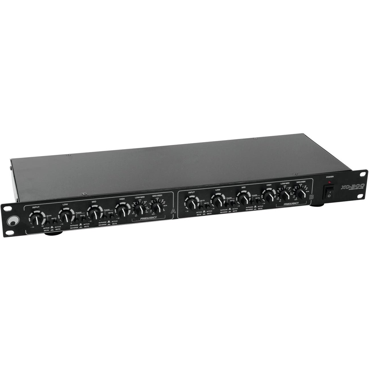 Omnitronic XO-300 actieve stereo 3-weg crossover