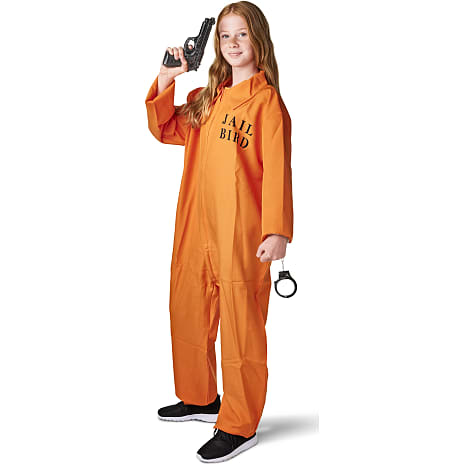 Halloween orange fange kostume str. 164
