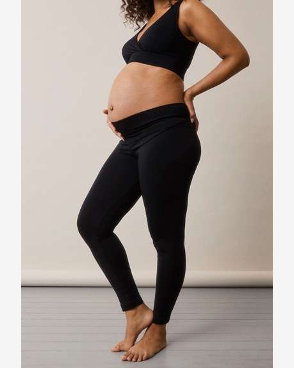 Gravid Leggings – Stretchy & Behagelig – Sømløs