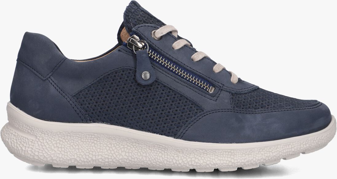 blauwe hartjes lage sneakers rap