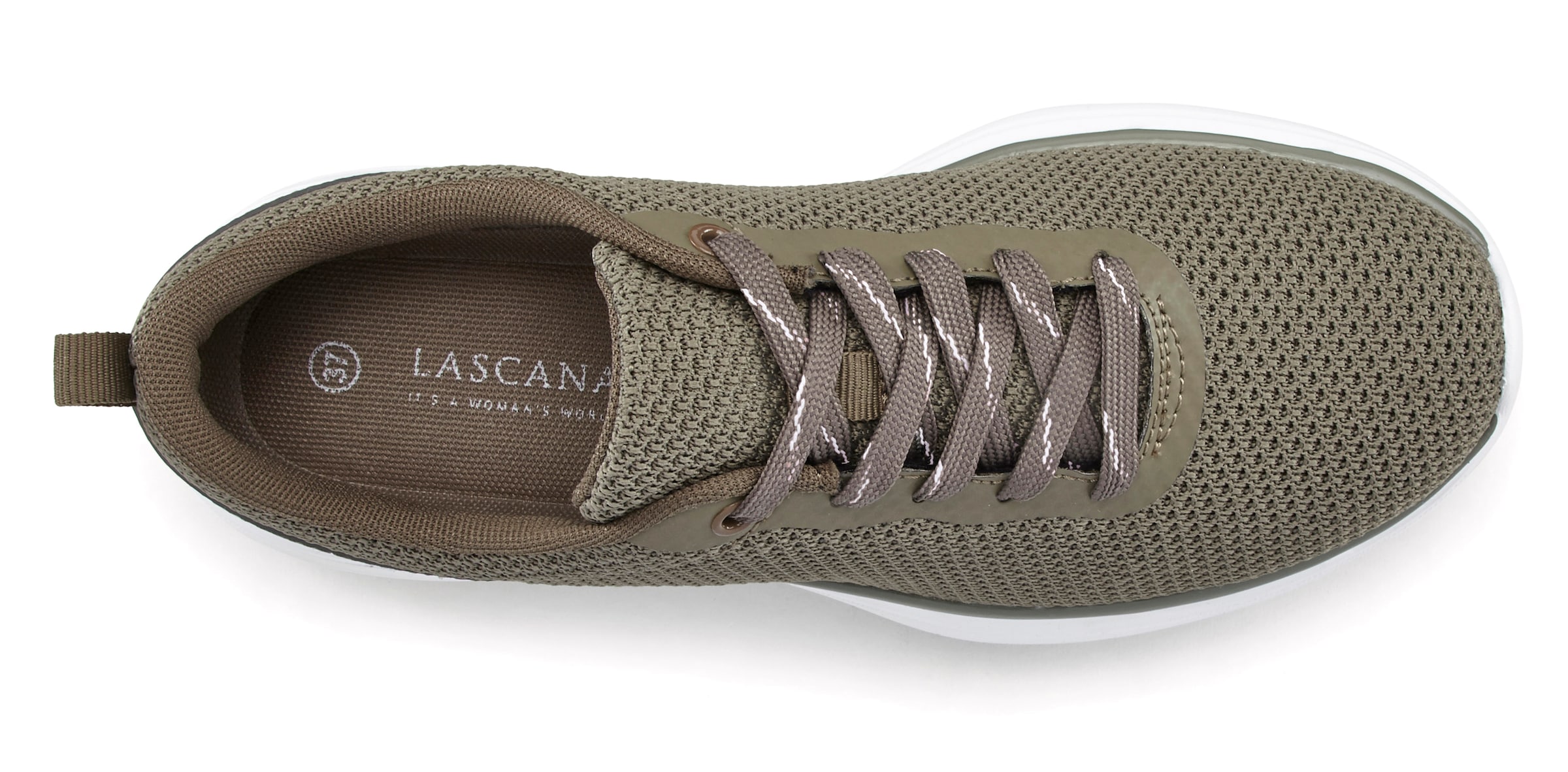 LASCANA Sneaker  Schnürhalbschuh, Halbschuh, Freizeitschuh ultraleicht VEGAN