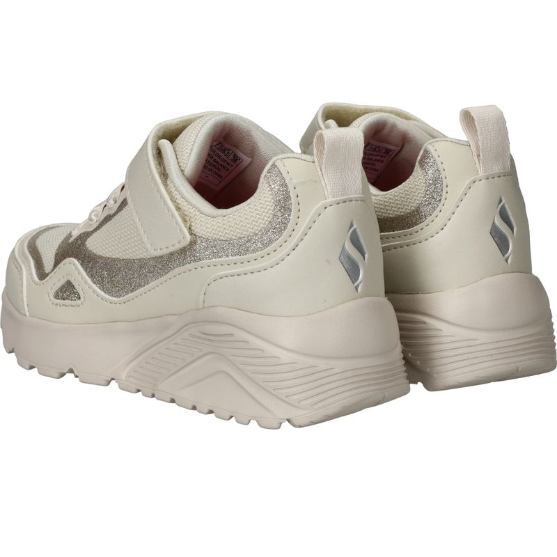 Skechers Uno Lite Glisten Steps Sneakers Beige Meisjes