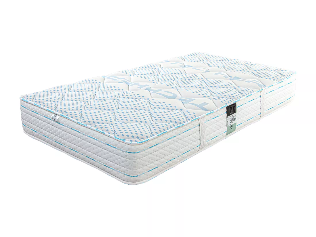 Matelas 90x190 cm, Powerlux, 24cm, mousse mémoire de forme, ferme
