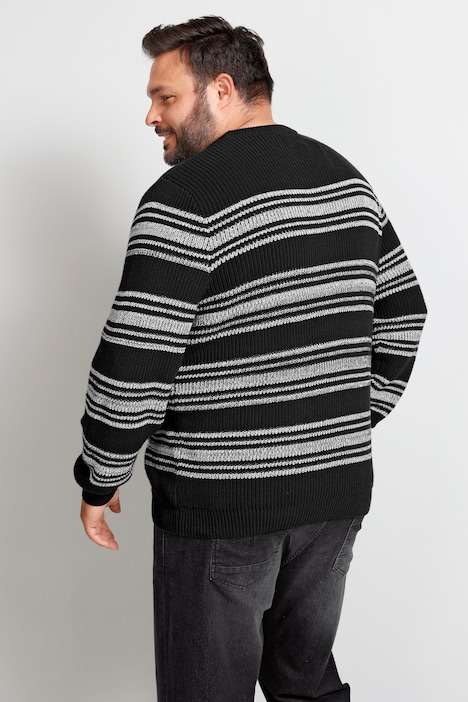 Boston Park Pullover, Bauchfit, Ringel, Rundhals, bis 80/82