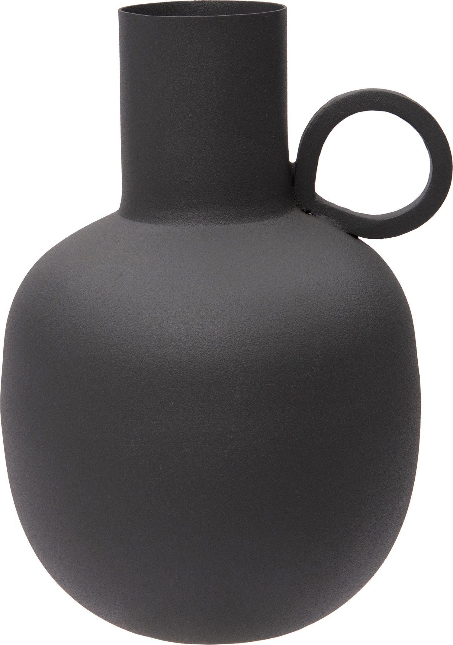 Intratuin vaas Evi grijs D 13 H 21 cm