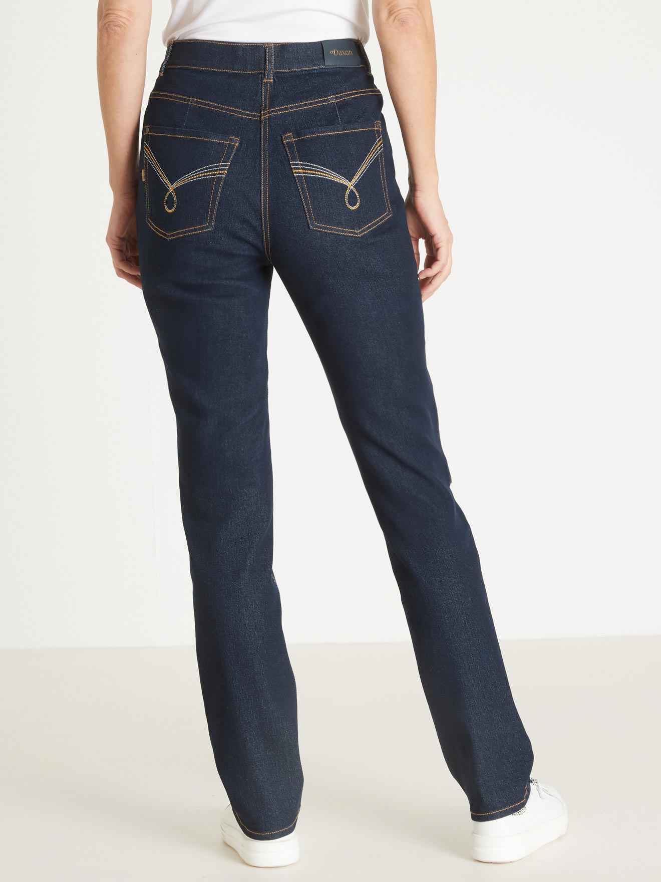 Jean coupe droite taille haute