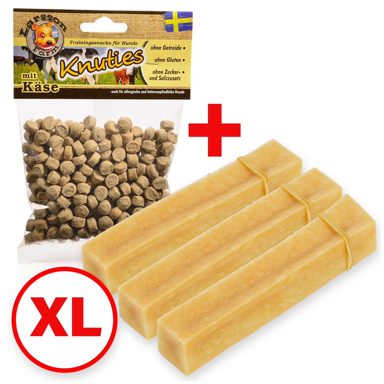 Larsson Yaky Kaukäse XL 3er Set +Snack