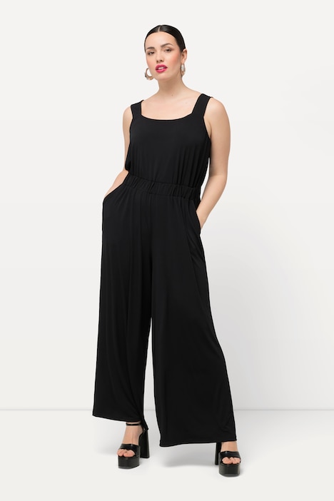 Jumpsuit Mary, Einteiler, Jersey, Rundhals, ärmellos