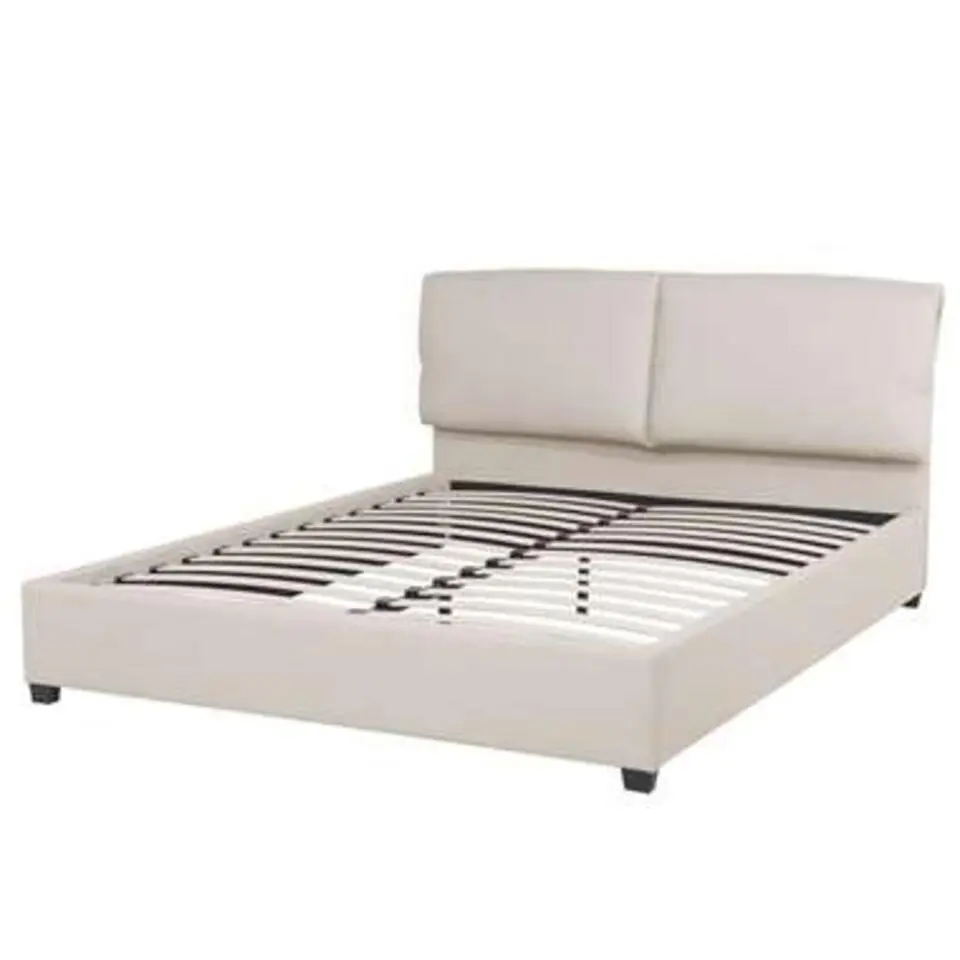 BELFORT - Tweepersoonsbed - Beige - 140 x 200 cm - Polyester
