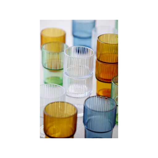 Bitz Kusintha 4-pak Cafeglas, Blue, 38 cl