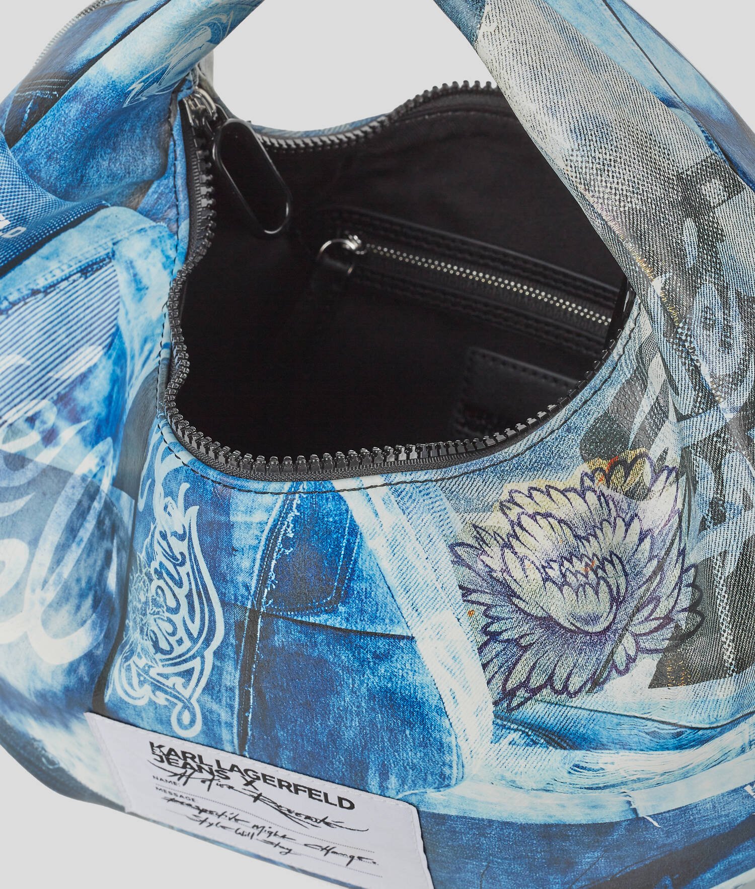 SAC BESACE KLJ X ATELIER RESERVÉ - Bleu de réserve