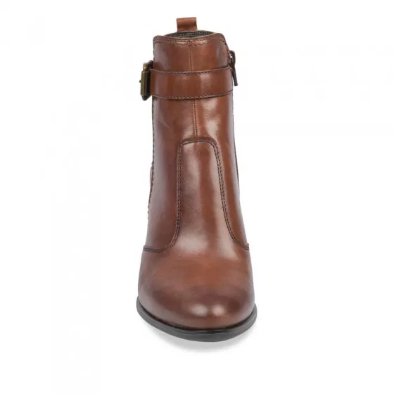 Bottines COGNAC MEGIS ELEGANT