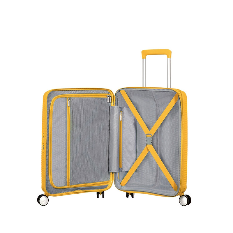 Valise rigide Soundbox Extensible 67 cm Jaune