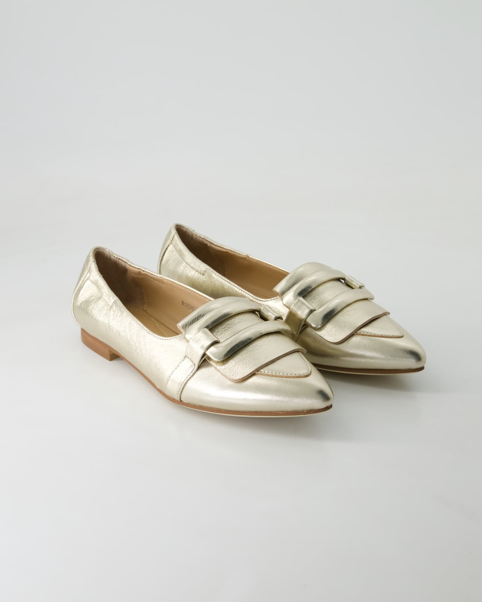 Regarde Le Ciel Jeanine 02 Ballerinas in Gold