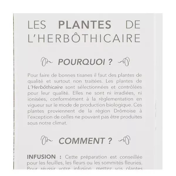 Chá de ervas orgânico de urze L'Herbôthicaire 60g