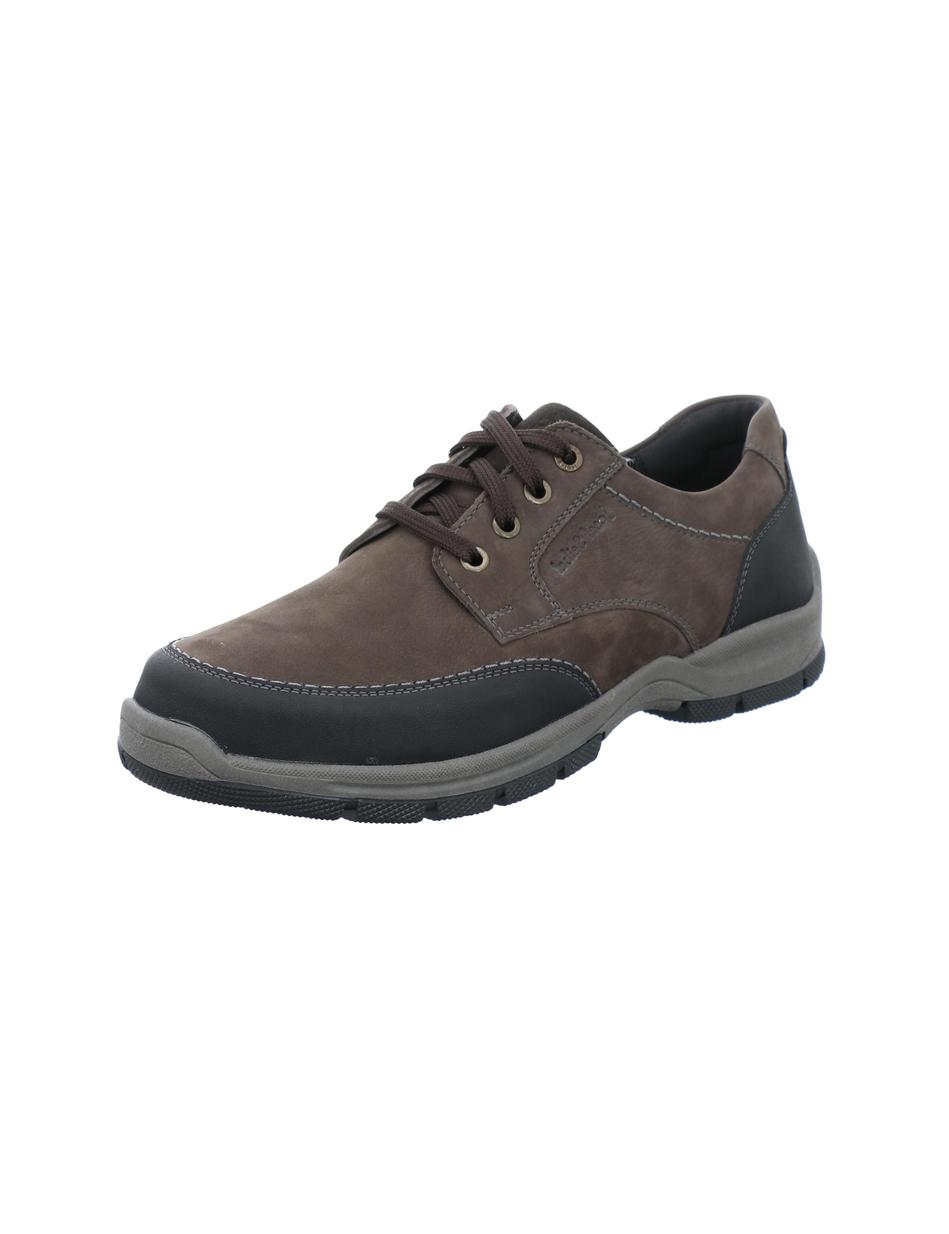 Halbschuh Lenny 02, tabak-kombi