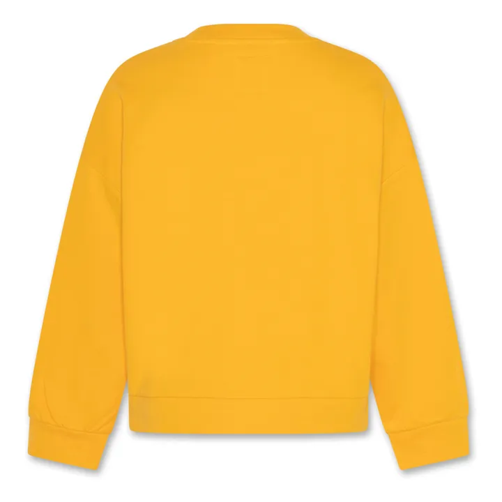 AO76 Sweat Violeta Logo | Jaune