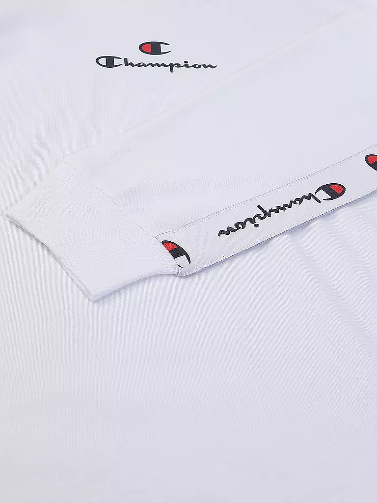 CHAMPION Jungen Langarmshirt  weiss