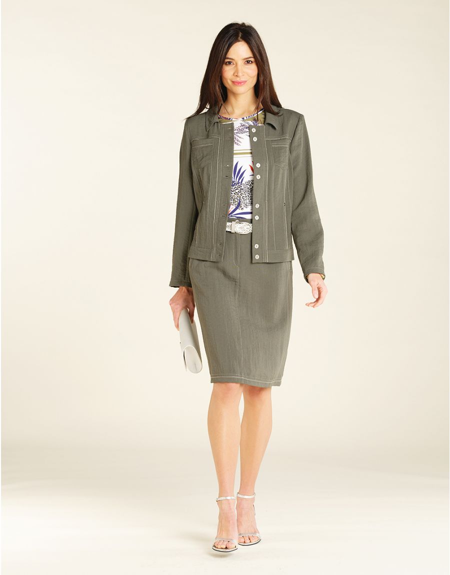 Veste chic kaki