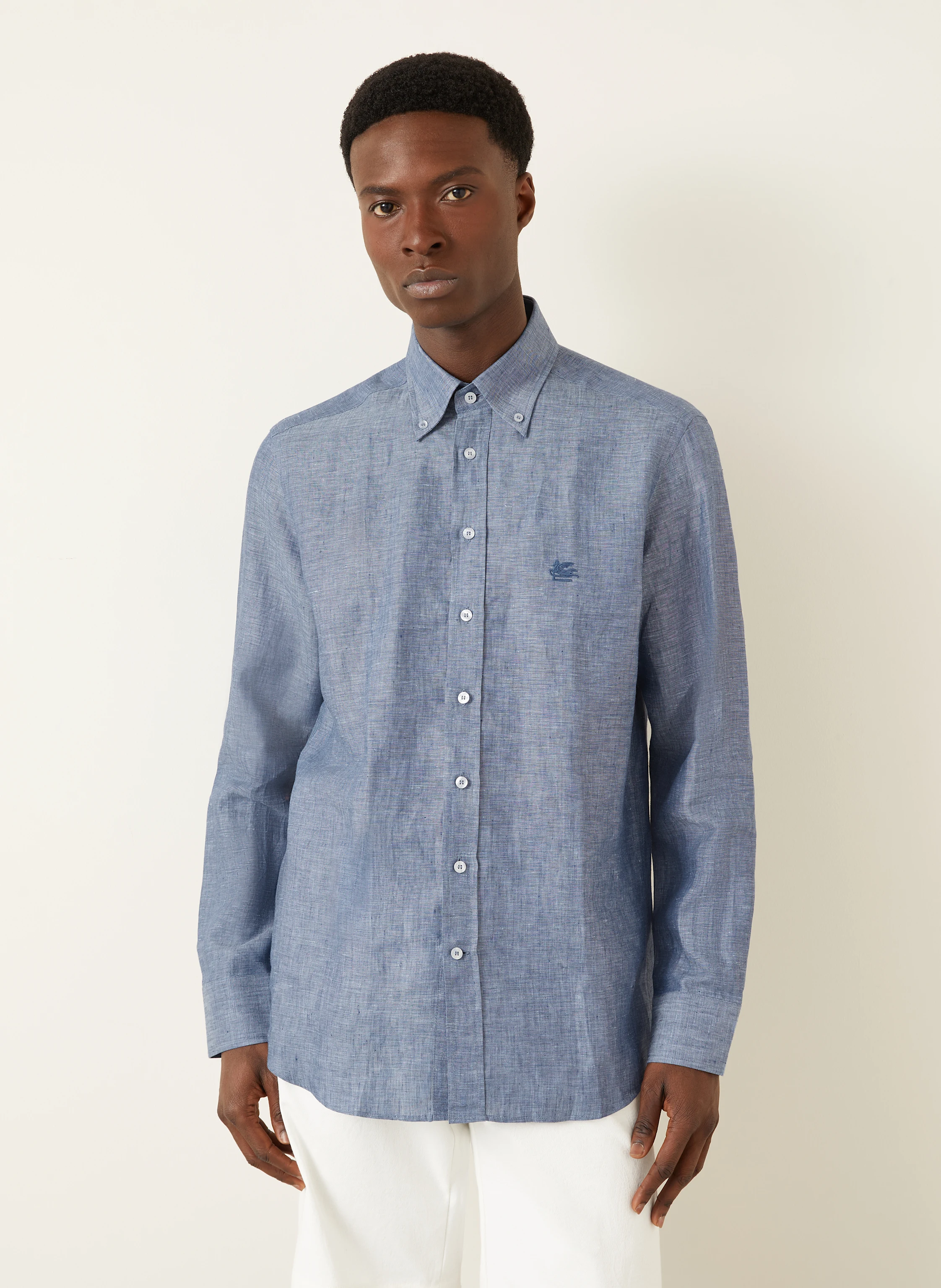 ETRO Leinenhemd Regular Fit