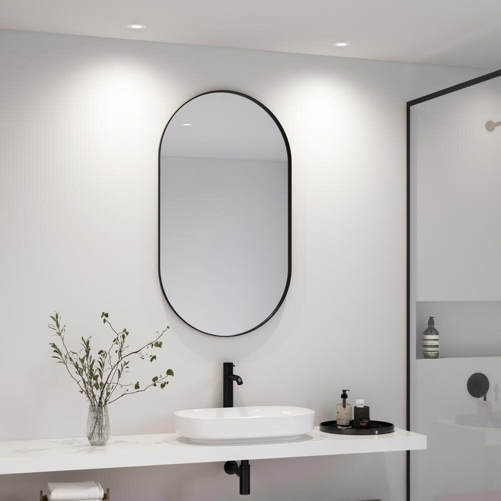 LED inbouwspot Rosalee in wit en zwart 7W 600lm IP65