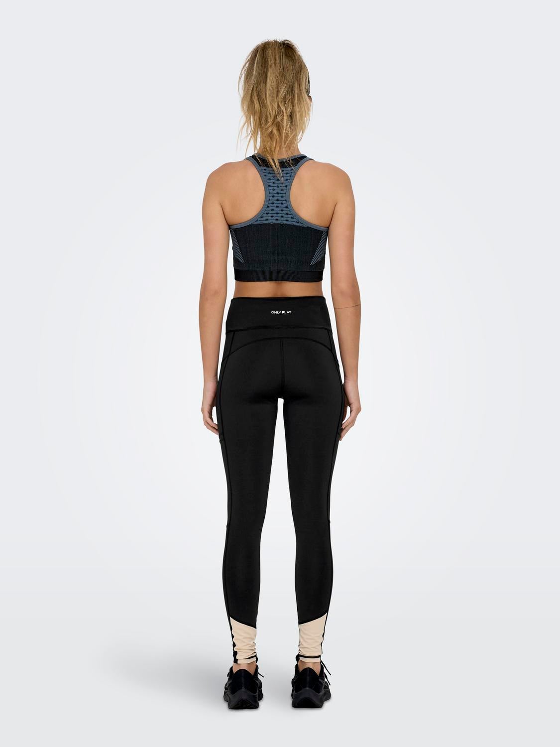 ONPJAM-PREP-2 Hohe Taille Enger Schnitt Sportleggings Black