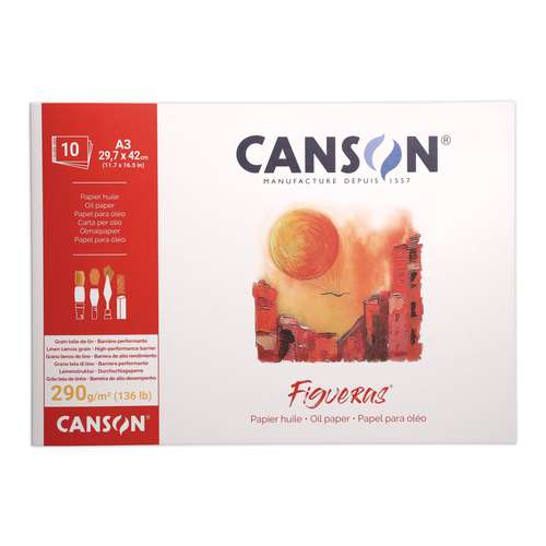 CANSON® Figueras® Öl/Acrylblock, längsseitig geleimt