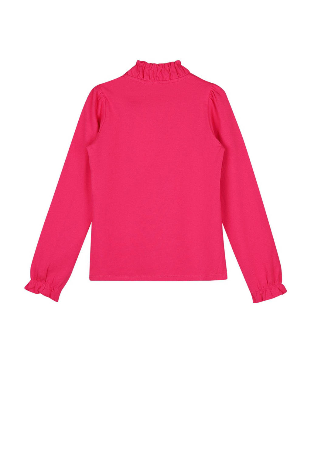 Moodstreet top Liv met printopdruk felroze
