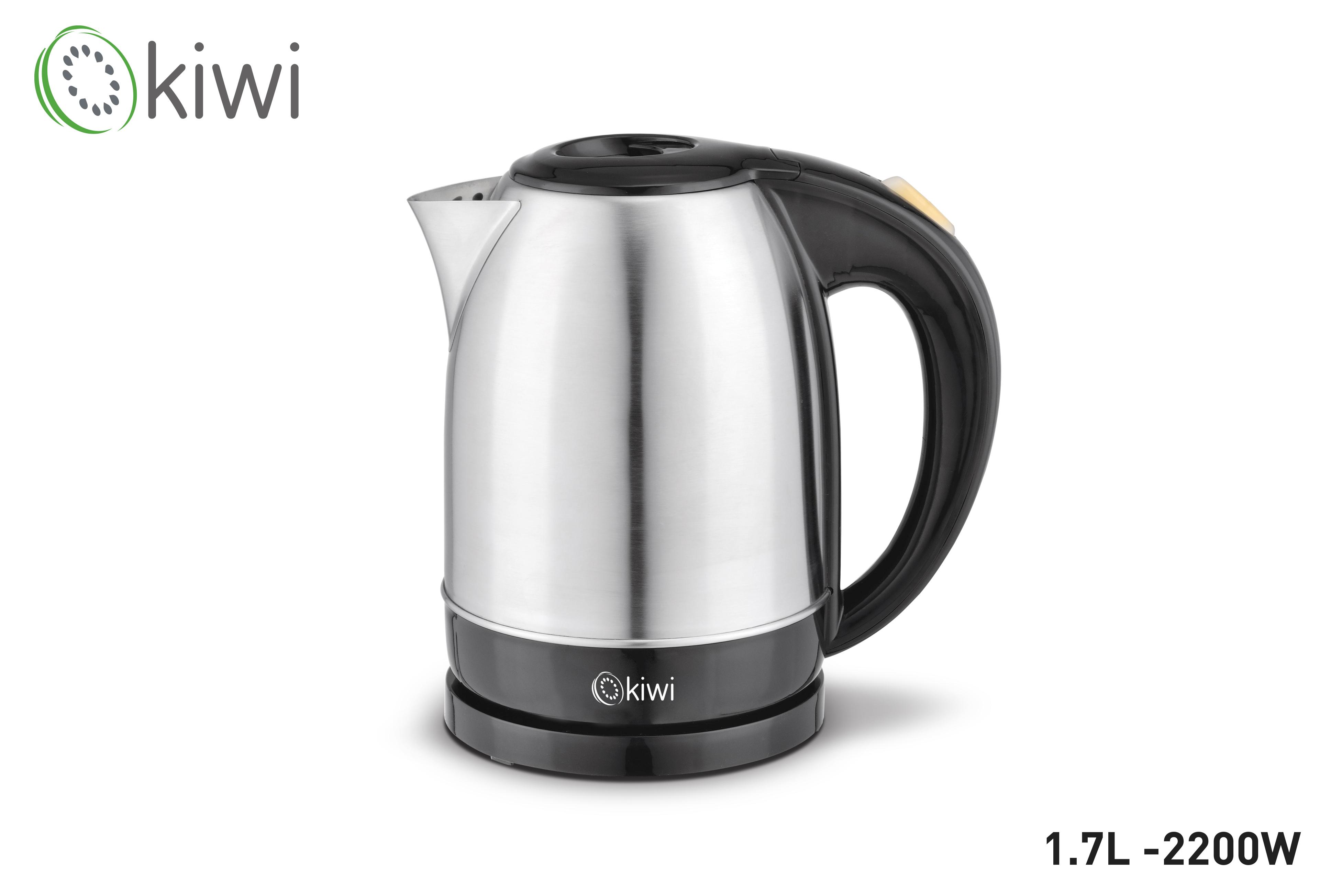 BOUILLOIRE INOX 1.7L