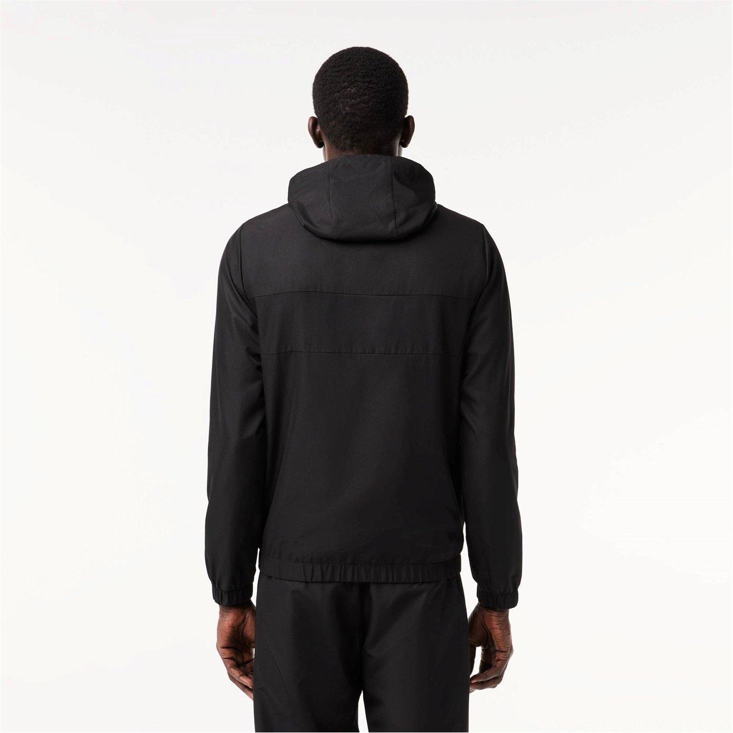 Lacoste Zipped Hooded Taffeta Sport Jacket