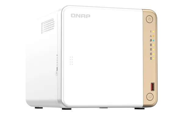 QNAP TS-462 - NAS-server - 4 bays - SATA 6Gb/s - RAID 0, 1, 5, 6, 10, JBOD - RAM 4 GB - 2.5 Gigabit Ethernet - iSCSI support