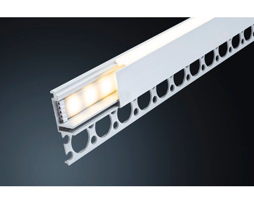 Paulmann LumiTiles LED-strip inbouwprofiel boven 2 m geanodiseerd aluminium/satijn