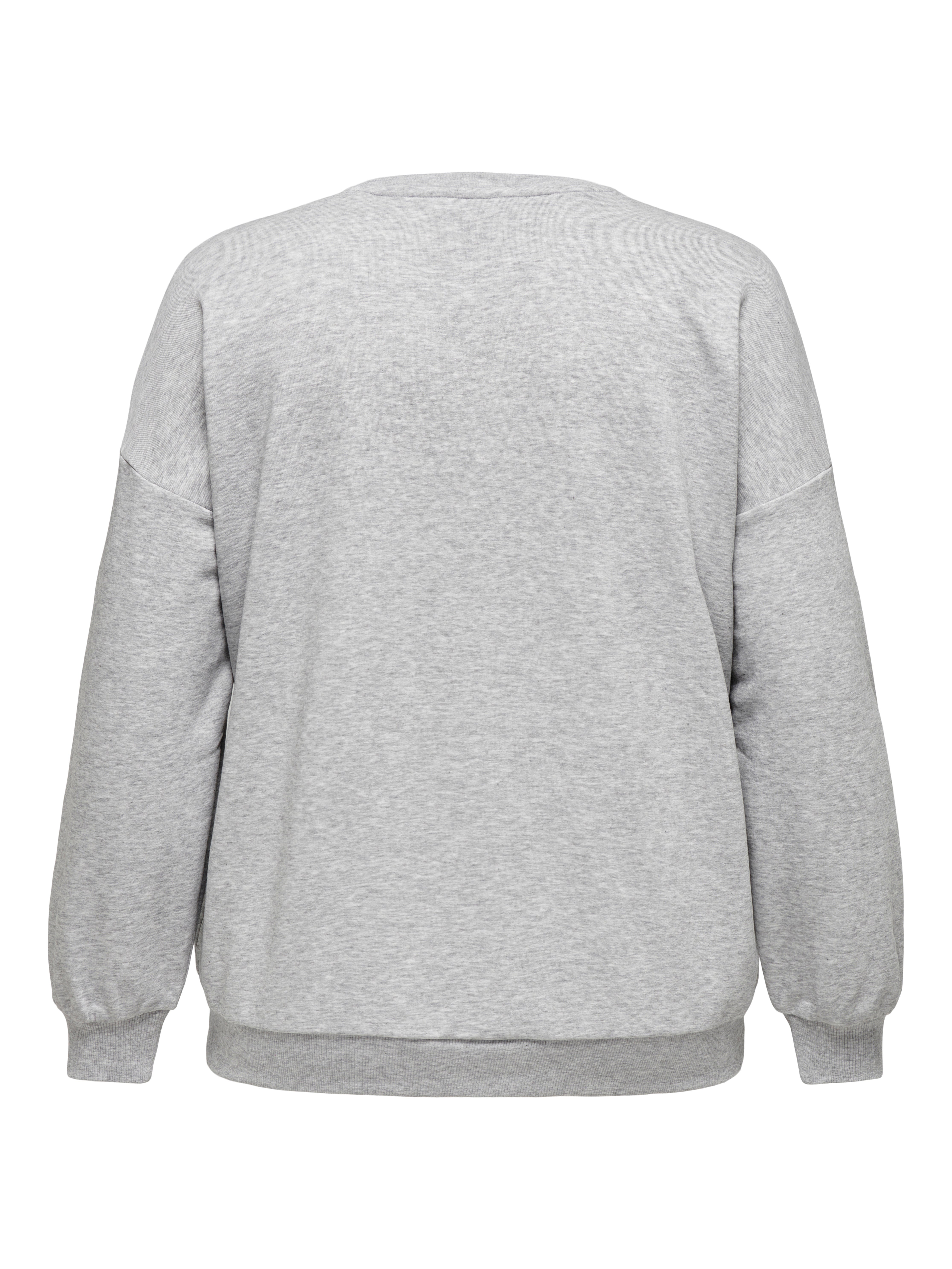 CARCOLLEGE Sweatshirt Light Grey Melange