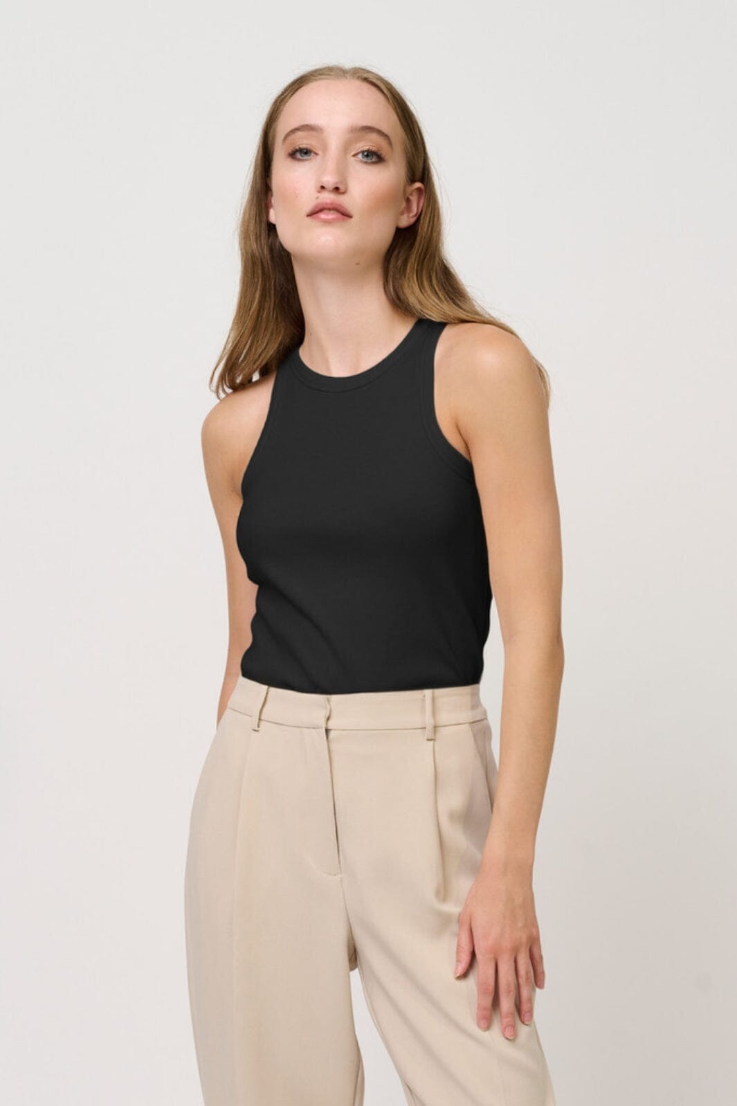 Bruuns Bazaar KatyBB Rib Tank top black