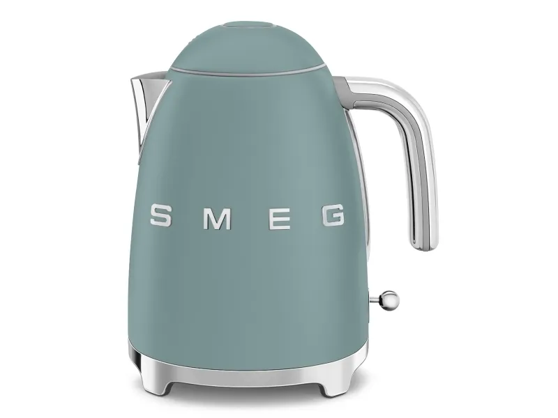 Smeg 50''s Style Elkedler KLF03EGMEU Emerald Green, 1,7 L, 2400 W, Krom, Grøn, Rustfrit stål, Vandmåler, Ledningsfri