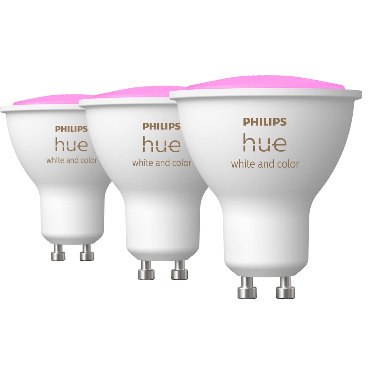 Philips Hue WCA 4,3W GU10 3-pk.