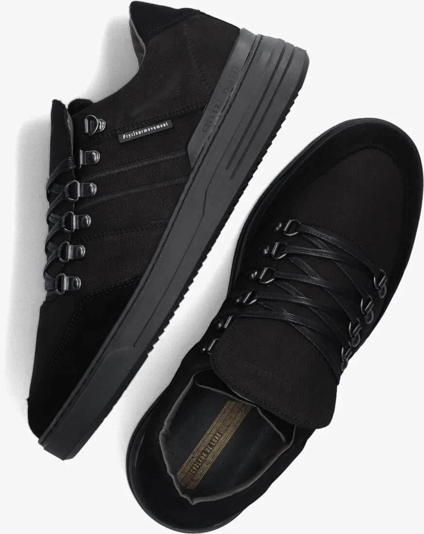 CYCLEUR DE LUXE zwarte cycleur de luxe lage sneakers hammer