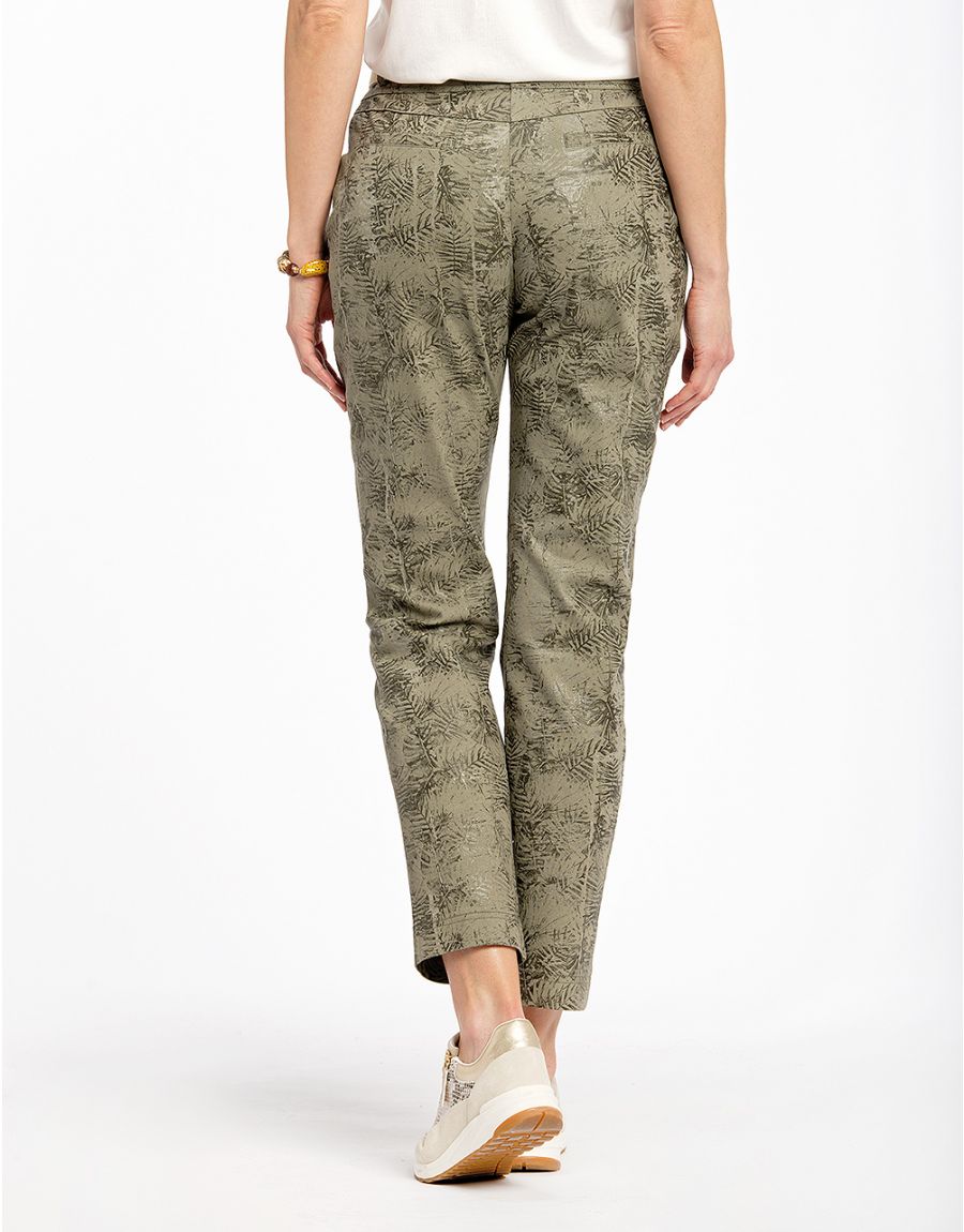 Pantalon kaki imprimé