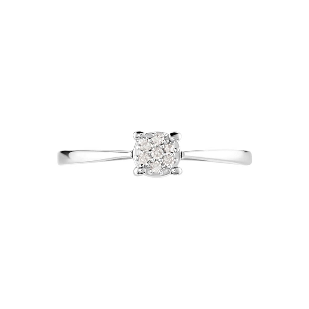 Bague Sandrine Or Blanc Diamant